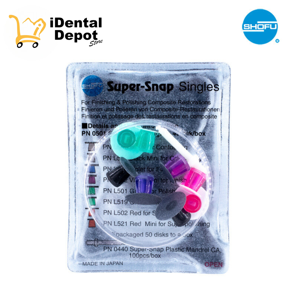 DISCOS SHOFU SUPER-SNAP SINGLE PK/8 | idental